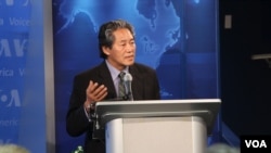 Tibetan Service Chief Losang Gyatso, who narrates the VOA documentary on self-immolations.
