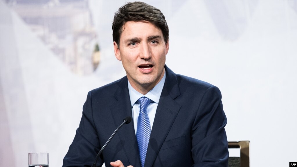 加拿大总理特鲁多(photo:VOA)
