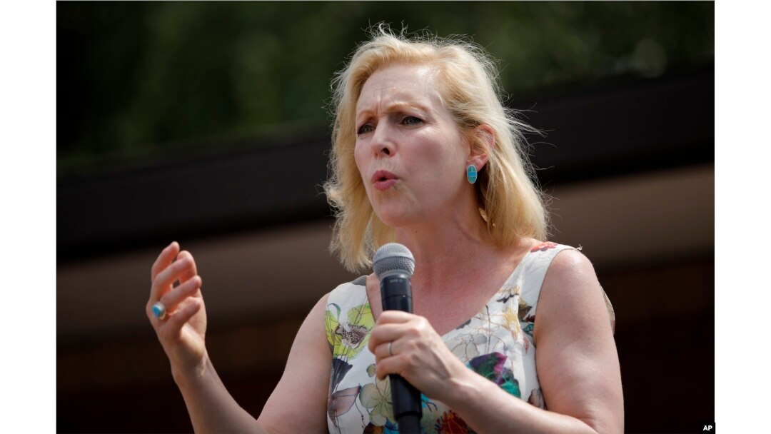 Capres dari Partai Demokrat, Senator Kirsten Gillibrand, di Iowa State Fair, Des Moines, Iowa, 10 Agustus 2019. (Foto: dok).