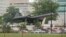 Markaziy Razvekda idorasi binosi oldiga o'rnatilgan SR-71 samolyoti maketi