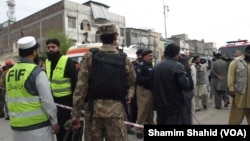 Pakistan Peshawar Bomb Blast in Bus