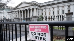 Le bâtiment du Département du Trésor américain à Washington, DC, 19 janvier 2023.
AFP / Saul Loeb