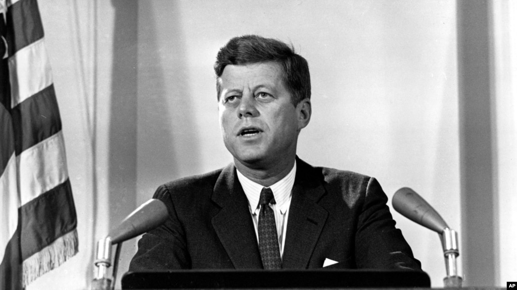 Tổng thống Mỹ John F. Kennedy.