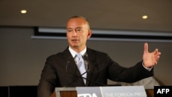 The United Nations Special Envoy to the Middle East, Nickolay Mladenov, speaks during a press conference in Jerusalem, June 25, 2020.