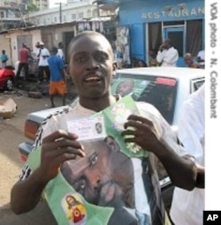 Weah supporter during 2005 presidential election