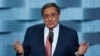 Former Defense Secretary Leon Panetta, speaks during the third day of the Democratic National Convention in Philadelphia, July 27, 2016.
