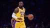 Los Angeles Lakers forward LeBron James controls the ball against the New Orleans Pelicans on March 4, 2025. Mandatory (Gary A. Vasquez-Imagn Images)