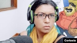 Marisol Balladares es una periodista nicaragüense perseguida por el gobierno de Daniel Ortega. [Foto: Cortesía]