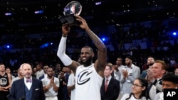 LeBron James, lors du match des all-stars, à Los Angeles, le 18 février 2018.