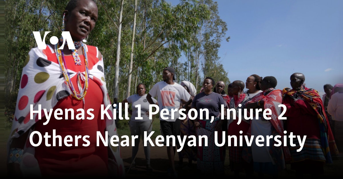 Hyenas Kill 1 Person, Injure 2 Others Near Kenyan University