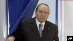 FILE - Algeria's President Abdel-Aziz Bouteflika.