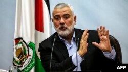 Le chef de file du Hamas, Ismaïl Haniyeh, à Gaza, le 23 janvier 2018.
