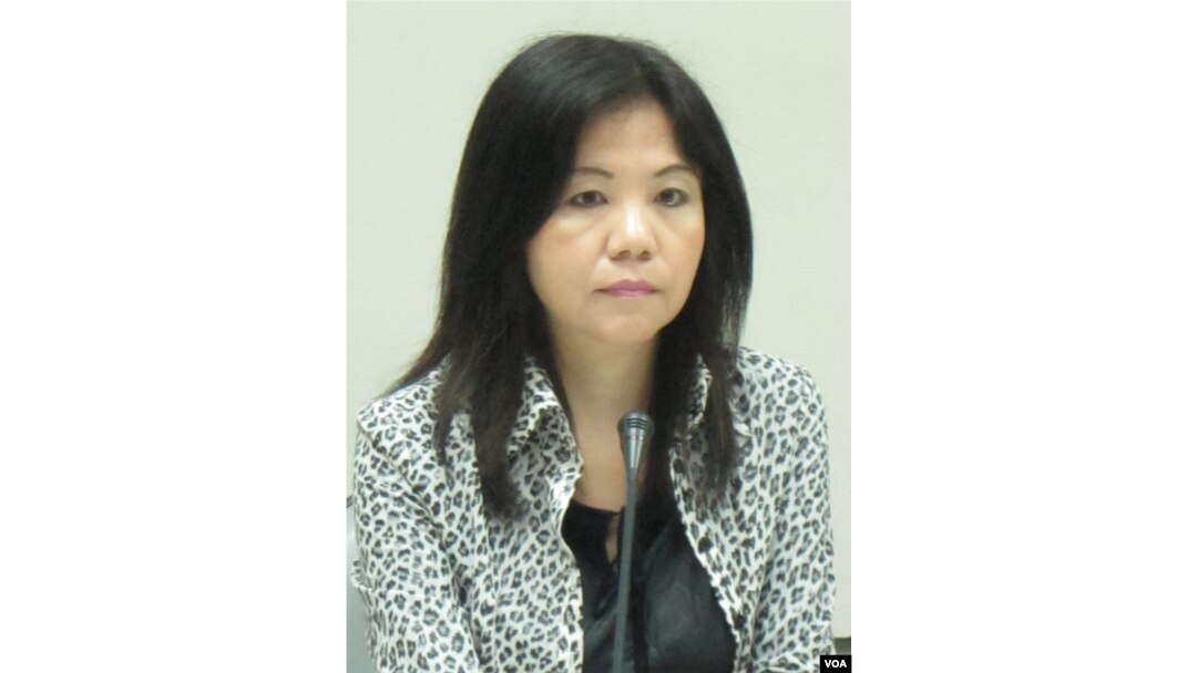 台湾在野党民进党立委 叶宜津(美国之音张永泰拍摄)