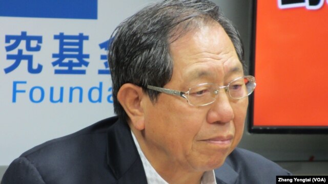 台灣前國安局長蔡得勝（美國之音張永泰拍攝）