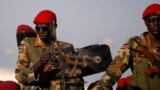 Abasirikare ba SPLA, k'Umurwa mukuru wa Sudani y'Ubumanuko, i Juba.