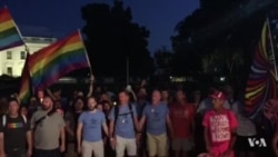 Gay Men's Chorus of Washington Sings at White House Vigil