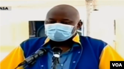 Vital Kamerhe, directeur ya cabinet ya président Félix Tshisekedi, na bosambisami na boloko ya Makala, Kinshasa, 11 mai 2020.