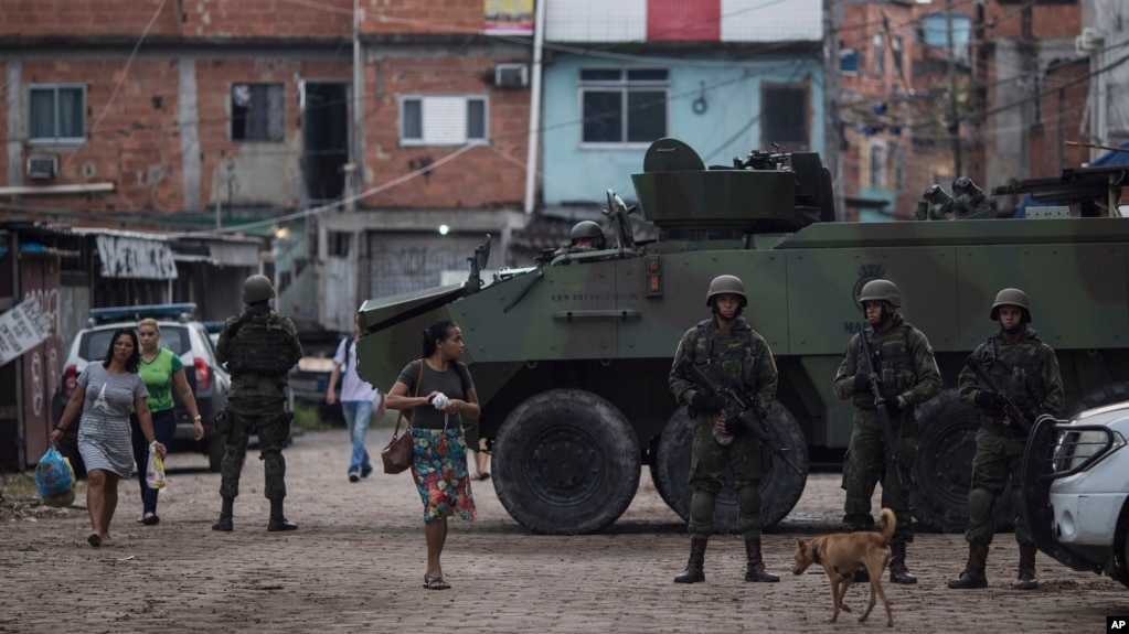 Image result for Brazilian Military Takes Over Security in Rio de Janeiro