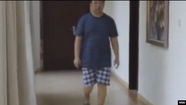 在押维权律师江天勇“被散步”