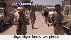 VOA60 Africa - Libyan forces have pinned ISIS militants into a small area in Sirte