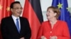 德中兩國總理強調經濟合作 默克爾據報提及香港局勢