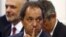 FILE - Daniel Scioli, governor of Buenos Aires province, gestures during a ceremony at the Casa Rosada Presidential Palace in Buenos Aires, September 30, 2014.