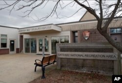 The Visitor's Center at Jamaia Bay Wildlife Refuge, part of the 27,000-acre Gateway National Recreation Area, remained closed, Jan. 3, 2019, in New York, on the 12th day of a partial government shutdown.
