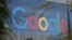 FILE - The Google logo is seen at the company's headquarters in Mountain View, California, Nov. 1, 2018.