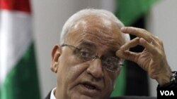 Ketua perunding Palestina, Saeb Erekat (2/1).