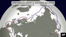 Northern sea route vs southern sea route