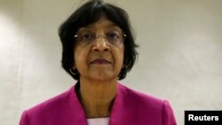 UN High Commissioner for Human Rights Navi Pillay, May 29, 2013.