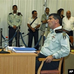 An Aug 2010 file photo of Israel's military chief of staff Lt. Gen. Gabi Ashkenazi before testifying in front of a state-appointed inquiry commission into the naval raid on a Gaza-bound flotilla, Jerusalem, 24 Oct 2010