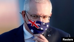 澳大利亞總理莫里森。（2020年11月17日）