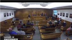 A courtroom in Providence Municipal Court