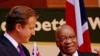 Zuma, Cameron Differ on Timing of Gadhafi Departure