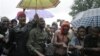 Demonstrators protest Islamist takeover of northern Mali (July 2012 photo)