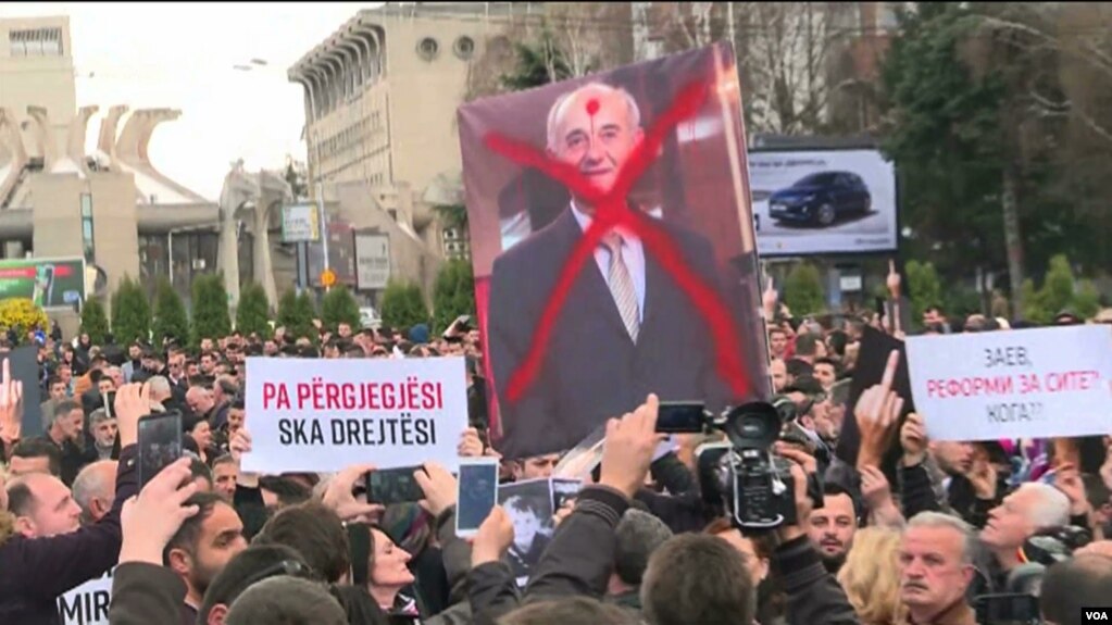 Macedonia protest