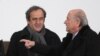 Sepp Blatter (dama) da Michel Platini