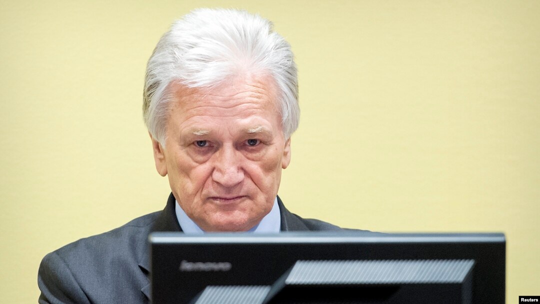Arhiva - Momčilo Perišić, bivši šef Generalštaba Vojske Jugoslavije, u sudnici Haškog tribunala, 28. februara 2013. (Rojters/Koen Van Weel/ANP/Pool)