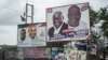 Campaign billboards of Ghana's two main political parties competing in this year's national election are seen in Accra, Ghana, Oct. 8, 2016.
