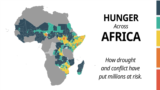 Promo banner for Africa drought project