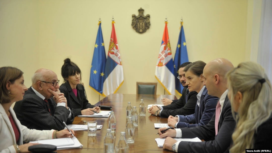 Theodore Meron na sastanku sa Anom Brnabić, Beograd, 20. novembar 2018.
