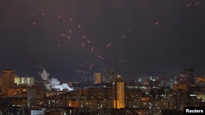 Массированнй обстрел Киева в ночь на 06.06.2025