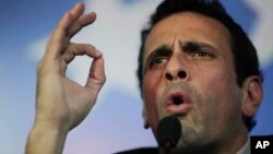 Está previsto que el líder opositor Henrique Capriles se enfrente en las urnas a Nicolás Maduro el 14 de abril.