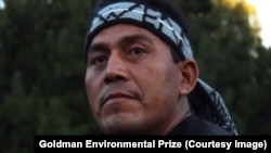 Alberto Curamil, 2019 winner, Goldman Environmental Prize