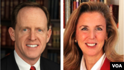 El senador republicano por Pennsylvania Pat Toomey es desfiado por la demócrata Katie McGinty.