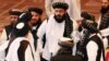 FILE - Taliban peace negotiators in Qatar.