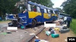 About 20 Zimbabweans have reportedly died in a road traffic accident involving two buses along the Harare-Nyamapanda highway. (Photo: Arthur Chigoriwa)