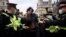 Police officers arrest a protestor during a 'Kill The Bill' protest against the Government's Police, Crime, Sentencing and Courts Bill, in central London, Apr. 3, 2021.