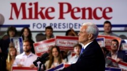 El que fuera vicepresidente de EEUU, Mike Pence, se postula como candidato oficial a las presidenciales del partido republicano
